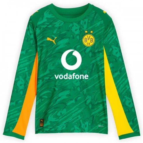 Camisola do Borussia Dortmund Guarda Redes 2025-26 Manga Comprida Verde Camisola do Borussia Dortmund Guarda Redes 2025-26 Manga Comprida Verde